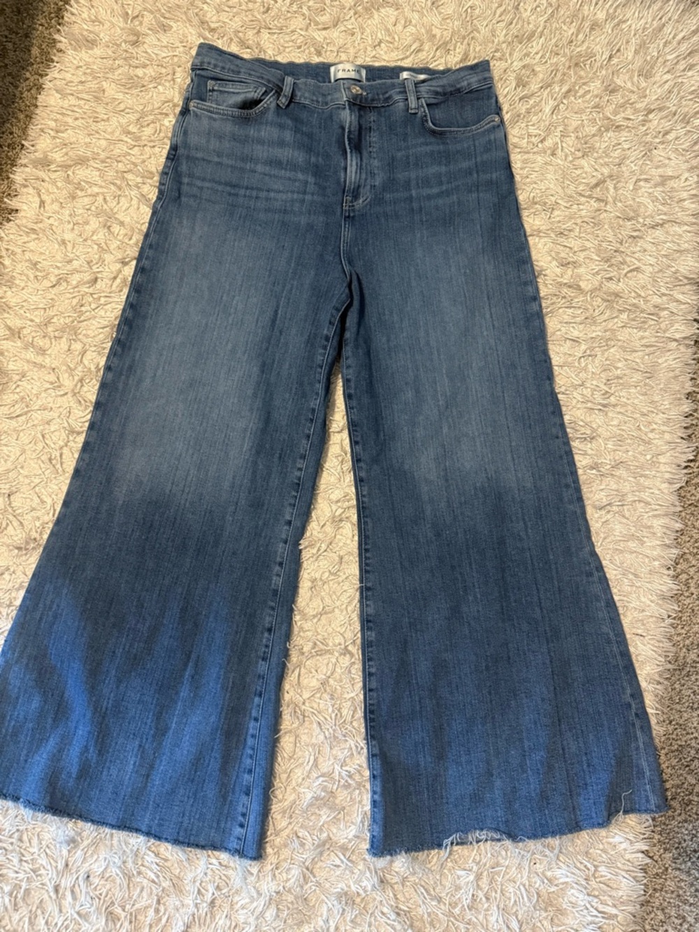 Le palazzo crop frame jeans